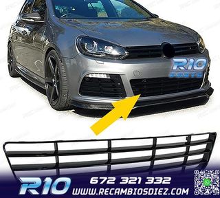 REJILLA PARAGOLPES VOLKSWAGEN VW GOLF 6 5K1 09-13 R20 NEGRO