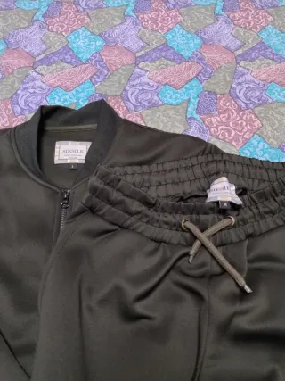 Chándal SikSilk Hombre Verde Oliva 