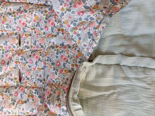 Saco silla Yoyo floral y verde