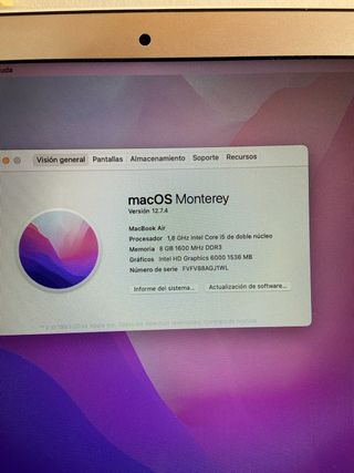 MacBook Air 13 Plata