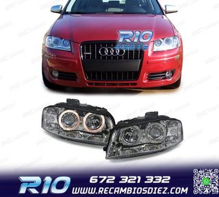 FAROS XENON AUDI A3 8P 03-08 OJOS ANGEL