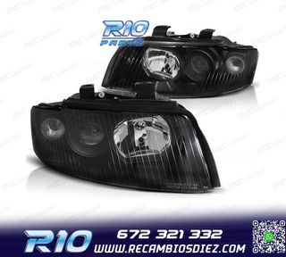 FAROS PARA AUDI A4 B6 00-04 PROYECTOR FONDO NEGRO