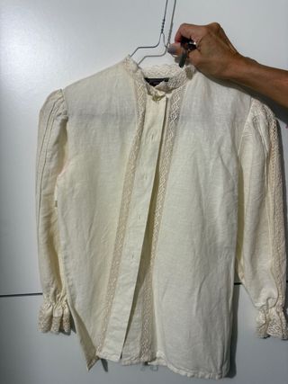 Camisa Baturra Aragón Lino Beige T.10 Años