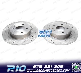 DISCOS DE FRENO PARA LAND ROVER PERFORADOS RANURADOS