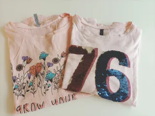 Camisetas niña talla 8-10 años manga larga y corta