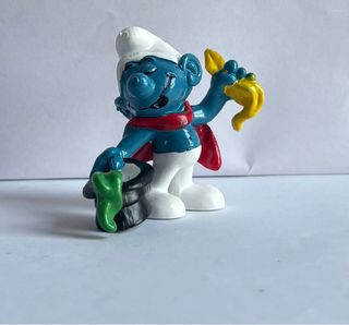 Figura Pitufo Mago Schleich 1980