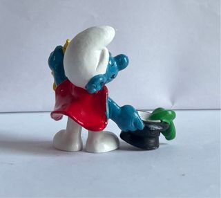 Figura Pitufo Mago Schleich 1980
