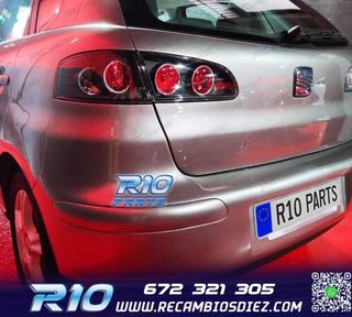 PILOTOS SEAT IBIZA 6L 02-08 FONDO NEGRO