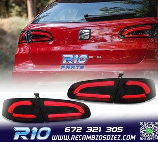 PILOTOS SEAT IBIZA 6L 02-08 CARDNA LIGHTBAR FONDO NEGRO
