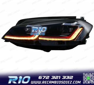 FAROS VOLKSWAGEN VW GOLF 7.5 17-19 FULL LED DINAMICOS LOOK G