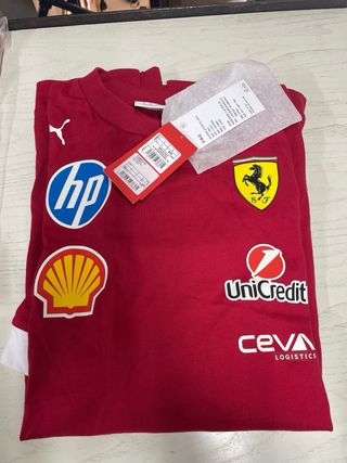 Camiseta Ferrari F1 Puma 2025