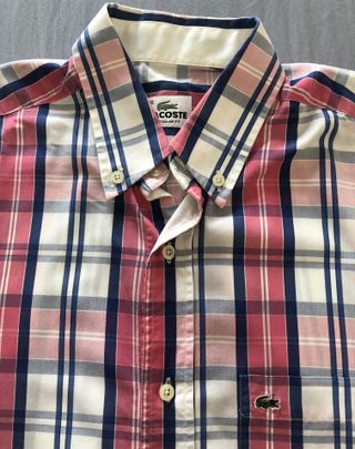 Camisa Lacoste Vintage Cuadros