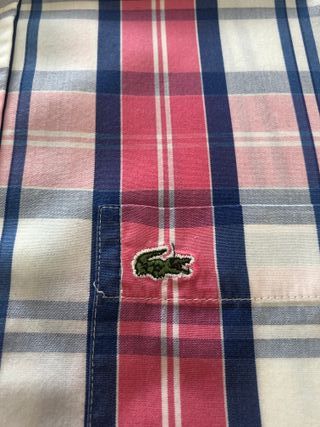 Camisa Lacoste Vintage Cuadros
