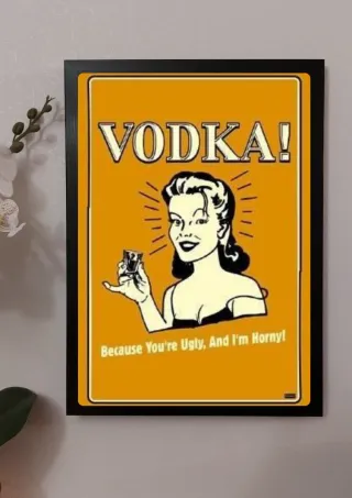 Quadri vodka decorazione bar