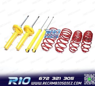KIT SUSPENSIÓN DEPORTIVA PARA SEAT