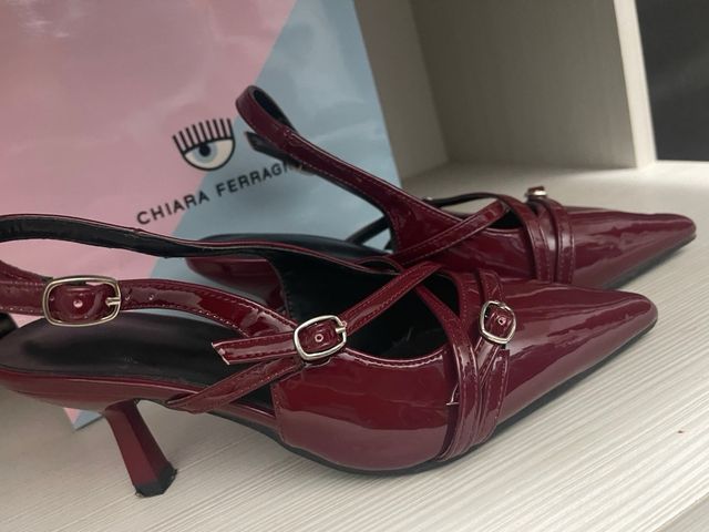 Scarpe rosse tacco basso