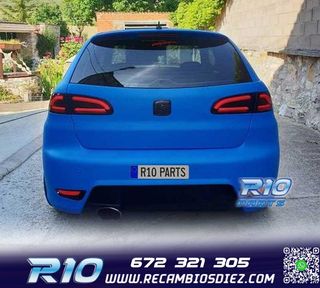 PILOTOS LED BAR SEAT IBIZA 6L 02-08 ROJO AHUMADO