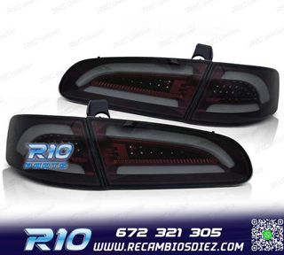 PILOTOS LED BAR SEAT IBIZA 6L 02-08 ROJO AHUMADO