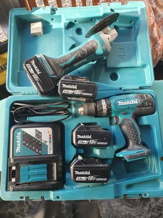 Taladro, Atornillador y Amoladora Makita