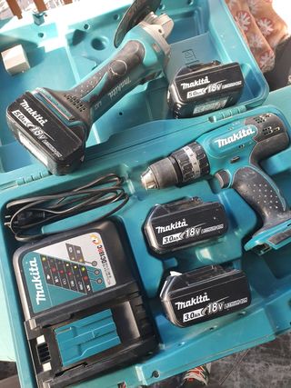 Taladro, Atornillador y Amoladora Makita
