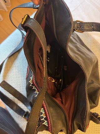 Bolso Desigual Mandala Marrón Multicolor