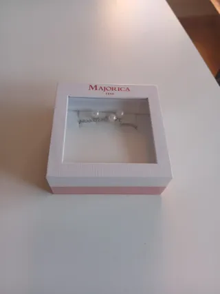 Conjunto pulsera y pendientes Majorica