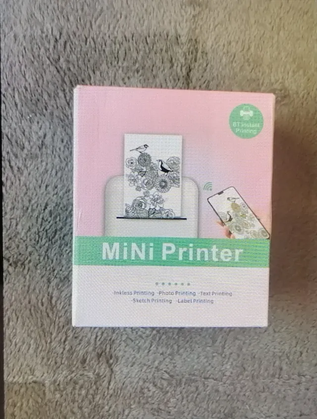 Mini Impresora Térmica BT Instant Printing