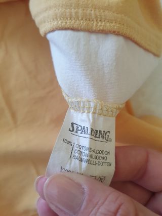 T-shirt Spalding uomo vintage cotone
