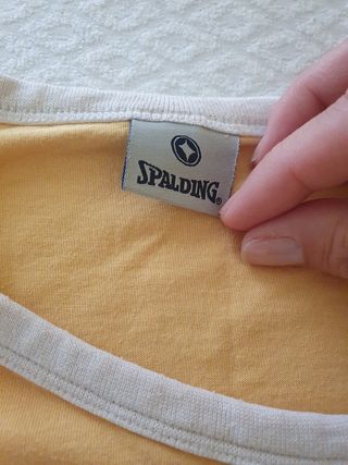 T-shirt Spalding uomo vintage cotone