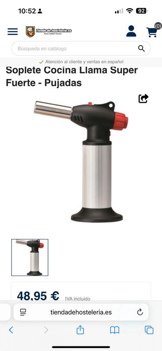 Soplete de Cocina Pujadas Profesional