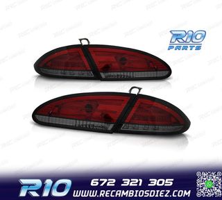 PILOTOS SEAT LEON 1P 04-09 LED ROJO AHUMADO