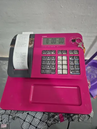 Caja Registradora Casio Rosa