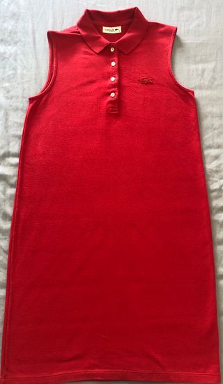 Vestido Lacoste Rojo Talla 36