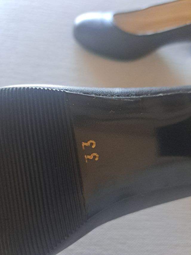 Zapatos Sevillanas/Flamenco Negros Talla 33