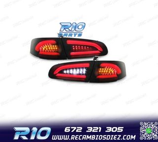 PILOTOS SEAT IBIZA 6L 02-08 CARDNA LIGHTBAR FONDO NEGRO