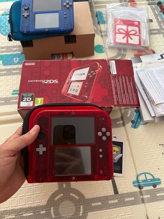 Nintendo 2DS Azul transparente 