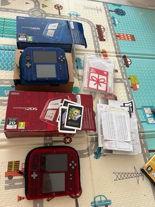 Nintendo 2DS Azul transparente 