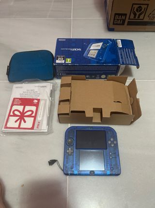Nintendo 2DS Azul transparente 