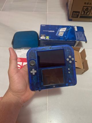 Nintendo 2DS Azul transparente 