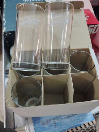 Lote 6 Vasos Lanjarón Cristal