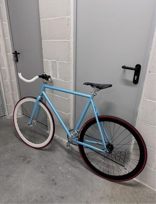 Bicicleta Fixie Azul