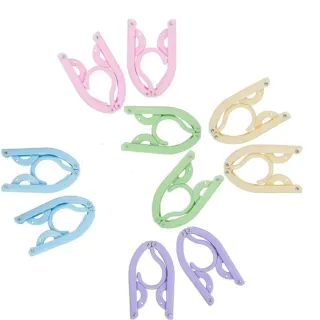 10 Perchas Plegables Portátiles