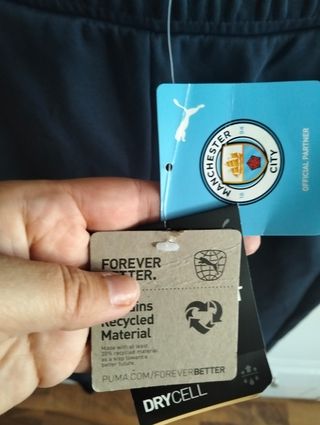 Pantalón Chándal Manchester City Puma Azul