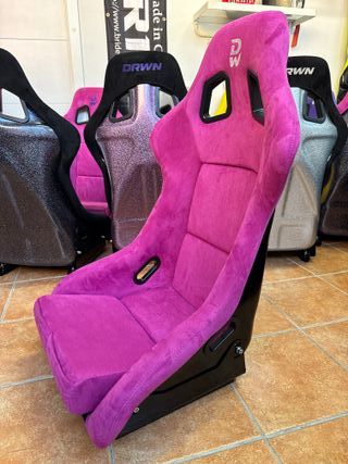 Asiento Backet DRWN Rosa y Negro