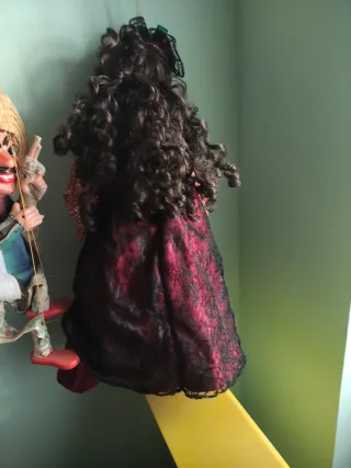 Muñeca de porcelana vintage