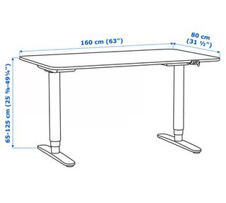 Escritorio Elevable IKEA 160x80cm