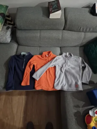3 Forros polares Decathlon niño 6 años