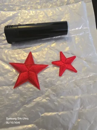 2 Patches Estrela Vermelha