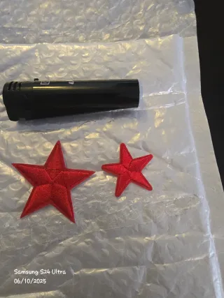 2 Patches Estrela Vermelha