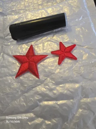 2 Patches Estrela Vermelha